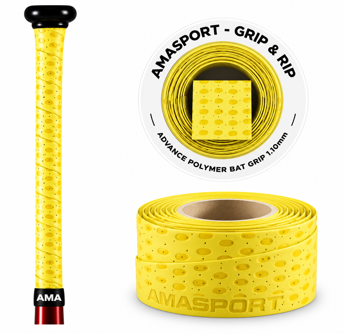 AMASPORT Bat Grip Tape - 1.1mm