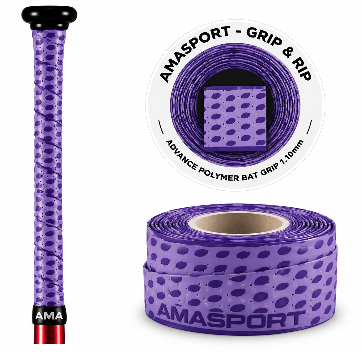 AMASPORT Bat Grip Tape - 1.1mm