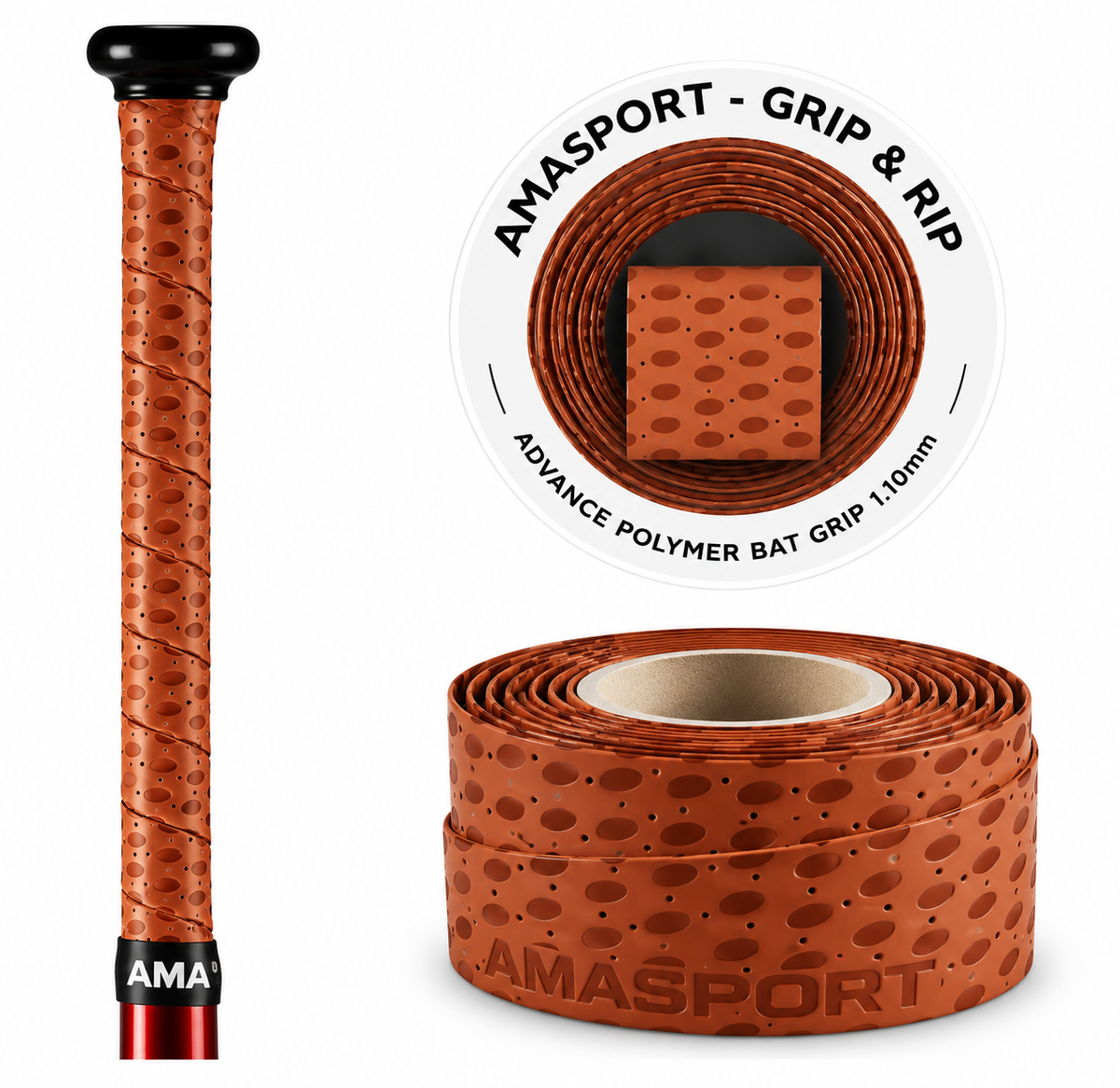 AMASPORT Bat Grip Tape - 1.1mm