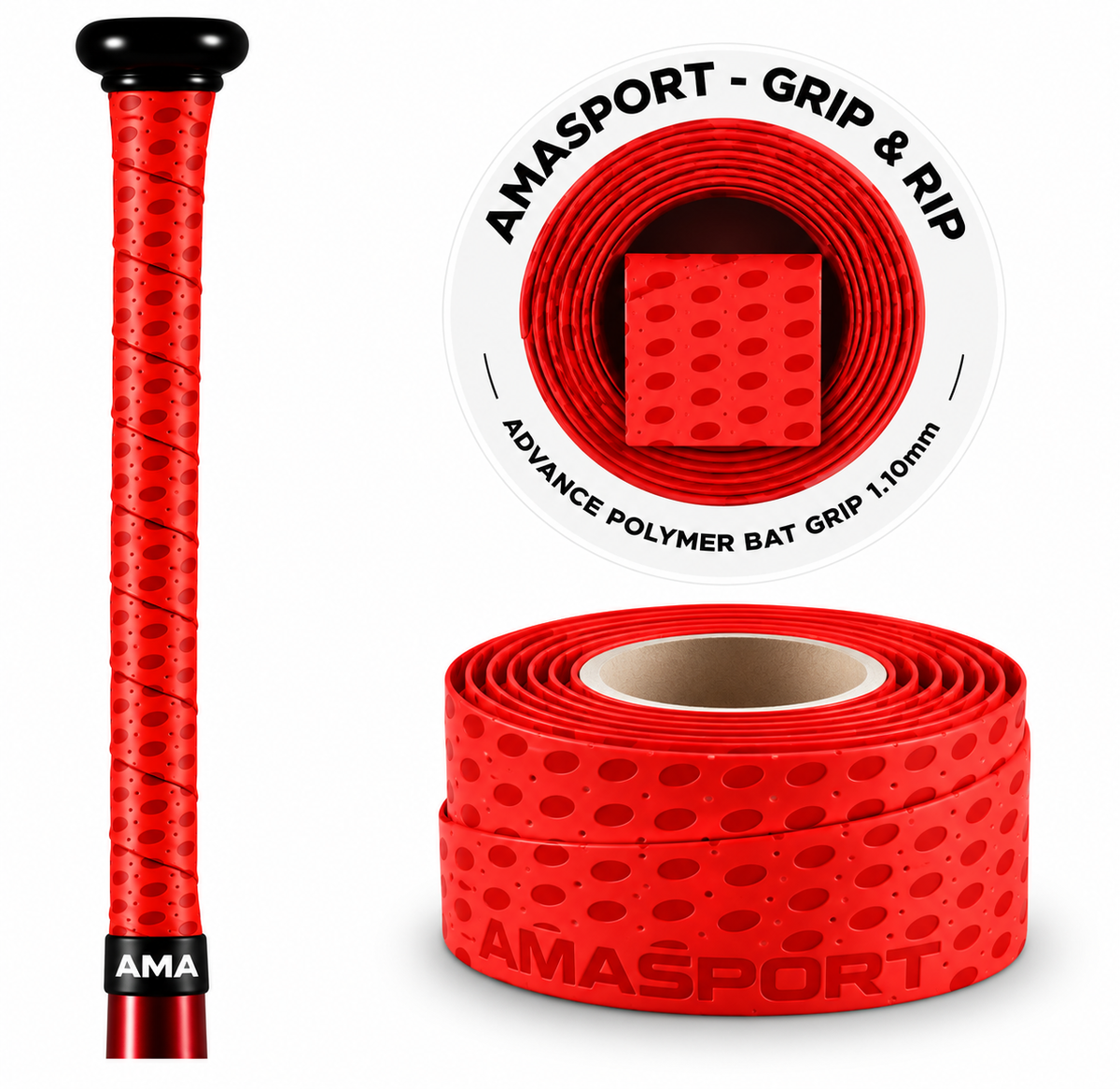AMASPORT Bat Grip Tape - 1.1mm