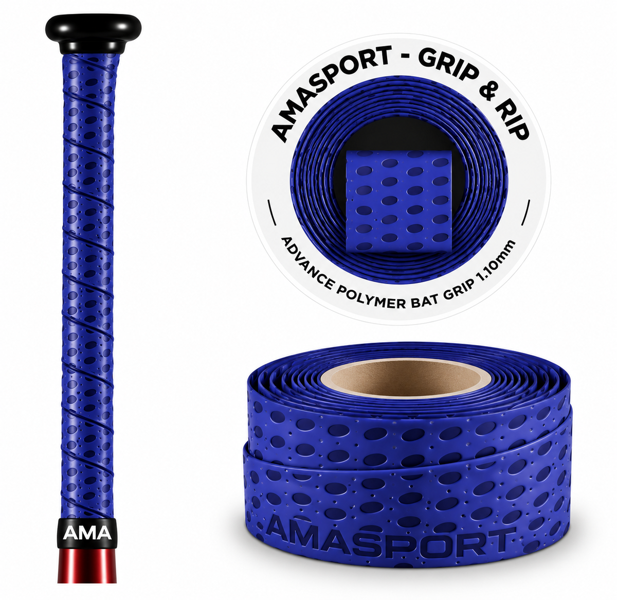 AMASPORT Bat Grip Tape - 1.1mm