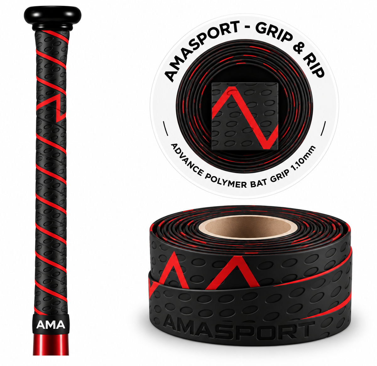 AMASPORT Bat Grip Tape - 1.1mm